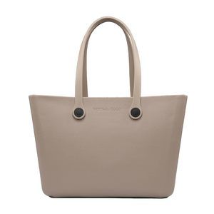 Carrie Ethylene Vinyl Acetate Waterproof Versa-Tote, Buttercream >:)